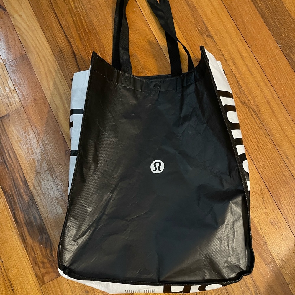 lululemon athletica Black and White Tote Bag